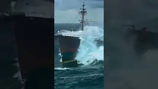 Ship Escapes a Massive Wave &ndash; How Did It Survive? #ship #wave #survive