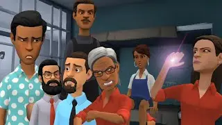 Funny School - Ep 100. Popo tiz&egrave; k&ograve;k&ograve;tch, gwo goumen pete ant Gina ak Inbesline, Zando gen gran may