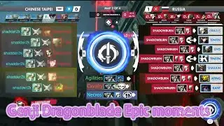 Genji Dragonblade Epic moments!!Shadder2k and Shadowburn Six kill on King's Road!