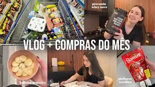 Rotina real: alimenta&ccedil;&atilde;o, mercado e provando whey novo