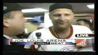 Jeff Daniels Interviewed When Red Wings Win 1997 Stanley Cup