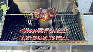 Monument Grills Four or Six Burner Gas Grill Rotisserie Install