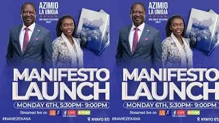 LIVE!! RAILA ODINGA MANIFESTO LAUNCH AT NYAYO STADIUM!!