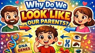 Why do we look like our parents? | Genetics story | Tezas Science Hub 