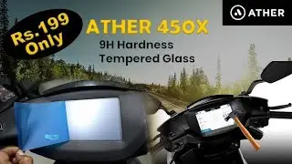 Top Accessories for Ather 450X !! Ather 450 EV Touch Screen Guard or Tempered Glass are must-haves !