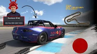 ULTRAPASSEI 5 EM UMA CURVA!!! Mazda MX5 - Tsukuba Circuit - iRacing