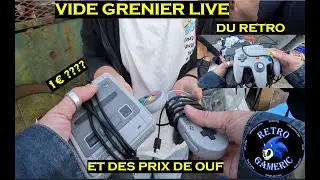 VIDE GRENIER LIVE : DU RETRO ET DES PRIX DE OUF