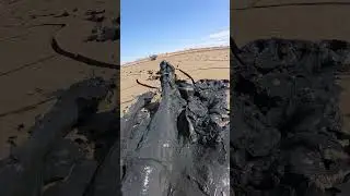Creamy black mud bath