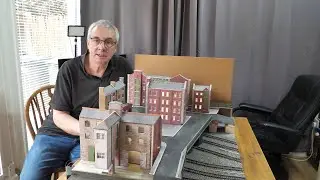 Bar Lane OO gauge 8x4 TMD modular layout Part 12 More Buildings, Metcalfe, scalescenes