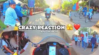 Apache RR310 Crazy Public Reactions ❤️ | Riding On My New 2025 Latest Apache RR310 | #apacherr310 