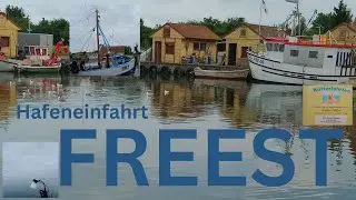 Schifffahrt auf dem Peenestrom. Hafeneinfahrt Freest. #Kutter #Usedom #Ostsee #Peenemünde  #Freest