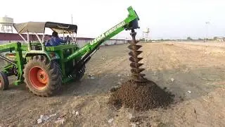 Post Hole Digger (Eicher 557 fitted) by USHA AGRO INDUSTRIES Vidisha, M.P. | +91-9009820183