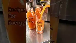 Boost Your Energy with this Juice! #juicerecipes #purejuicer #easyjuice #energydrink #juicing