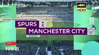 FIFA 21 | Spurs vs Manchester City | Premier League | PS5 Gameplay 4K HDR 60FPS