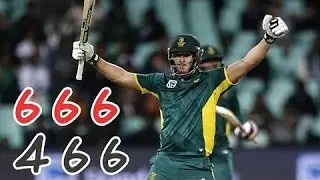 David Miller 34 Runs in 1 Over in Cricket    6 6 6 4 6 6