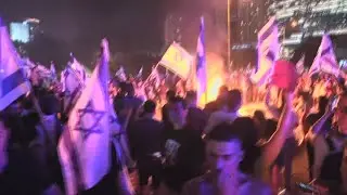 Protesters march to Jerusalem in effort to stop Netanyahu&rsquo;s plan to weaken Supreme Court
