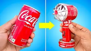 How to Make Mini USB Fan using Coca-Cola Can & DC Motor