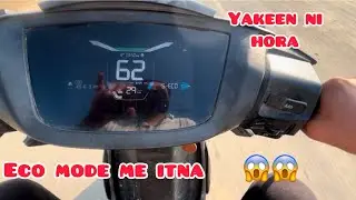 Ather 450s Eco Mode Top Speed Test