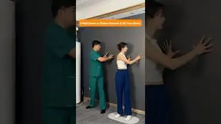 4 простых упражнения у стены, которые вы можете выполнять дома, чтобы сделать живот плоским, подт...