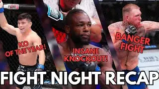 CRAZY KO'S!! UFC FIGHT NIGHT KAPE VS ROYVAL RECAP AND BREAKDOWN