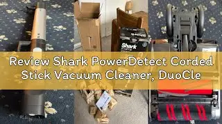 Review Shark PowerDetect Corded Stick Vacuum Cleaner, DuoClean Detect, Reverse Clean, Anti Hair Wrap