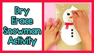 Dry Erase Design Your Own Snowman Activity