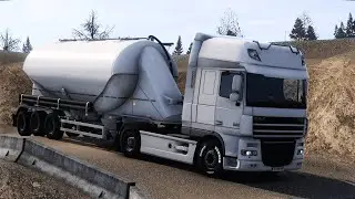 Hauling Sands 2K Realistic POV Driving Nordic Horizons | DAF XF105 ZEEMODS Sound Pack -  ETS 2