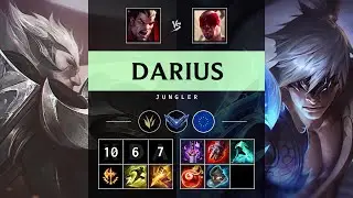 Darius Jungle vs Lee Sin - EUW Diamond Patch 25.21