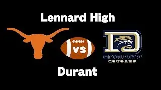Football Lennard Longhorns vs Durant Cougars: October 6th, 2017