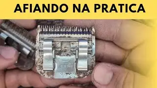 AFIANDO LAMINA DE TOSA NA PRÁTICA