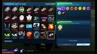 Rocket League Trade for TITANIUM WHITE WONDERMENT !