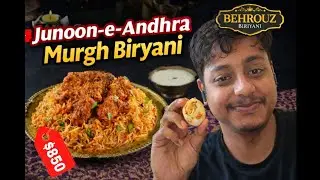 Junoon-e-Andhra Murgh Biriyani 😋 BEHROUZ BIRIYANI #viral #shorts 