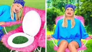 REICH vs. PLEITE CAMPING-HACKS - Geniale HACKS & GADGETS | Lustige Challenges von La La Lebensfreude