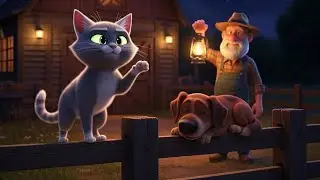 Layla the Quiet Night Hero: How a Clever Little Cat Saved the Farm from a Sneaky Thief .