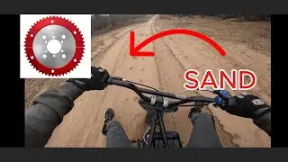 I Put a 53T Sprocket On My 224 MM80 and Took It TRAIL RIDING!