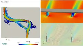 Hybrid 2D/3D Bridge Hydraulics | FLOW-3D HYDRO
