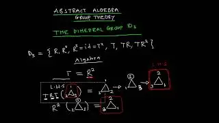Group Theory   Symmetries of a Triangle   Dihedral group of order 6   part 4