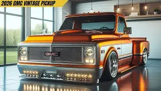 2026 GMC Vintage Pickup Truck Is Here &ndash; A Classic Icon Reimagined...