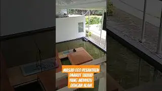 Masjid yang menyatu dengan alam eco pasantren Daarut Tauhid