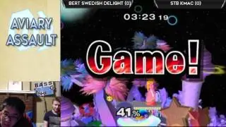 Aviary Assault - BERT Swedish Delight (Peach) vs Kmac (Samus, Fox) Winners Finals