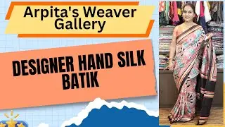 Designer Hand Silk Batik || Epi-463 || #ARPITASWEAVERGALLERY