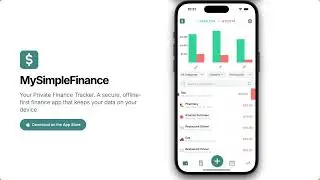 My Simple Finance: Keep Your Data Yours, Manage Efficiently