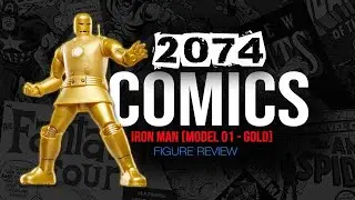 Marvel Legends Series: Retro Card Collection Iron Man (Model 01 - Gold) Figure Review