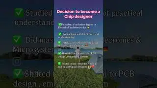 Tier3 college to top institutions 🙏🏻Journey (in comment) as a chip designer🙌.#chipdesign