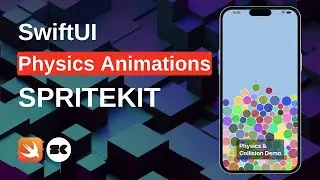 🎨 Создавайте потрясающие анимации на основе физики с помощью SwiftUI и SpriteKit! 🚀