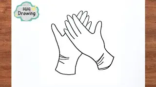 How To Draw Gloves | Accessories Drawing Step by Step