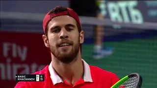 VTB Kremlin Cup 2018 &mdash; M. Basic vs K. Khachanov (19.10.2018)