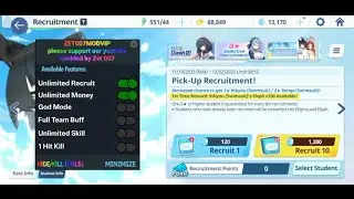 TUTORIAL MODMENU BLUE ARCHIVE - VIP MODMENU