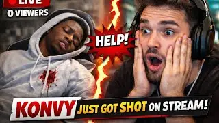 Adin ross react to kick streamer konvy and his Friends just got sh*t