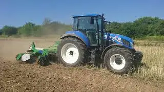 Lato 2017: Uprawa  ścierniska i odłogu